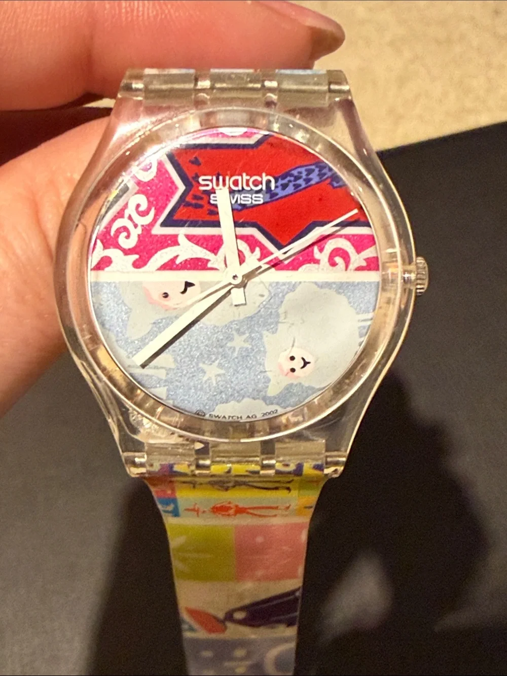 Swatch Colorful Graphic Pop-Art Watch